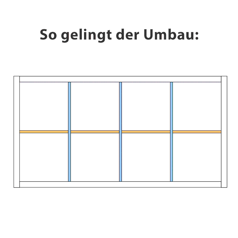 Kallax Rückwand für doppeltes Fach - Image 6