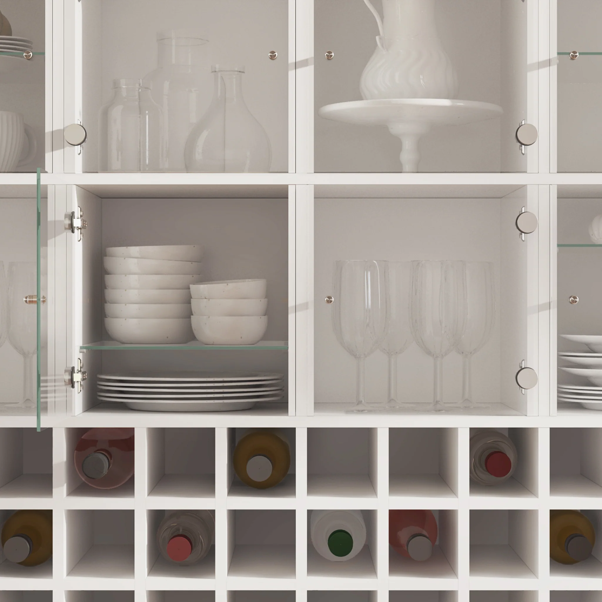 Kallax Einsatz mit Tür aus Glas als Vitrine - Image 7