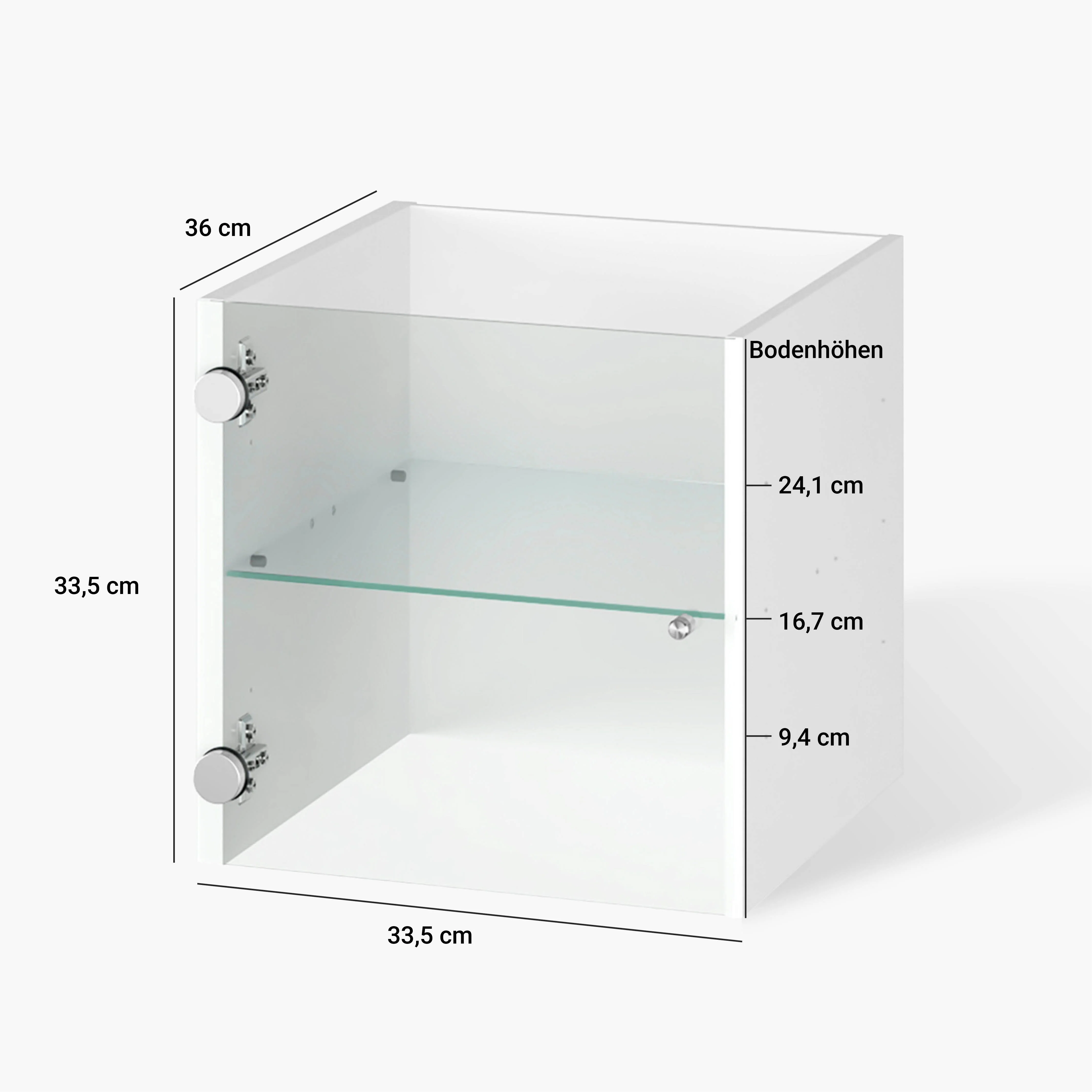Kallax Einsatz mit Tür aus Glas als Vitrine - Image 8