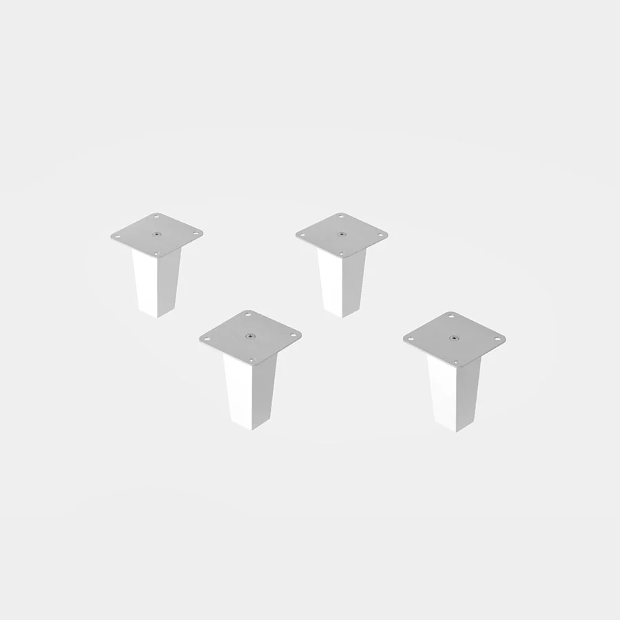 Möbelfüße für Kallax Regal - pyramidenförmig, weiß - Image 4