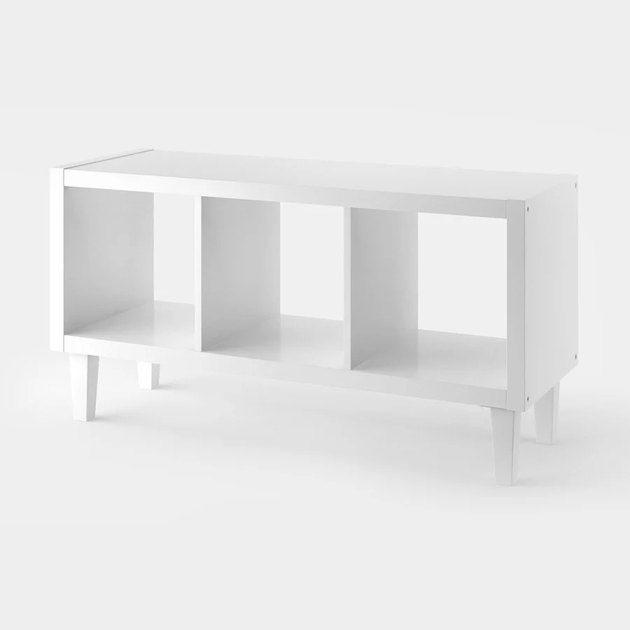 Möbelfüße für Kallax Regal - pyramidenförmig, weiß - Image 7
