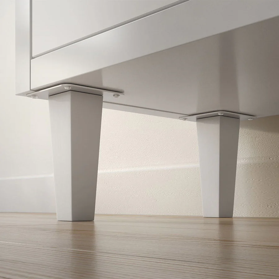 Möbelfüße für Kallax Regal - pyramidenförmig, weiß - Image 8