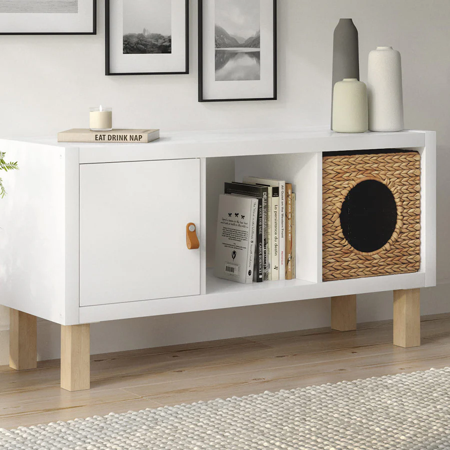 Möbelfüße für Kallax Regal - quadratisch, Buchenholz - Image 10