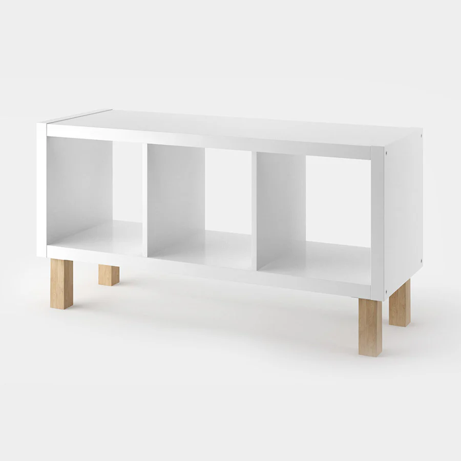 Möbelfüße für Kallax Regal - quadratisch, Buchenholz - Image 7